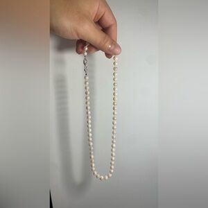 Genuine Pearl Necklace - 18”
